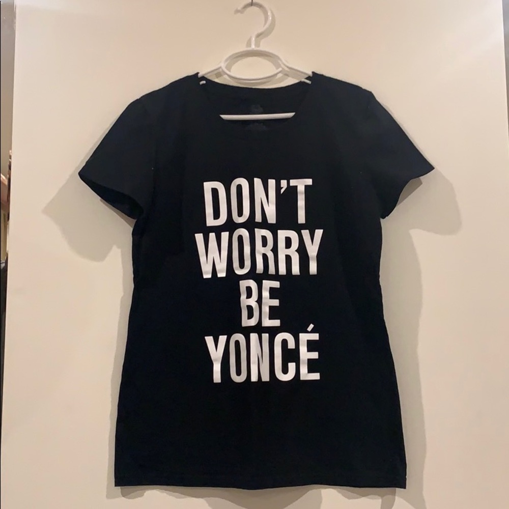 ‘Don’t Worry Be Yonce’ Black T-shirt